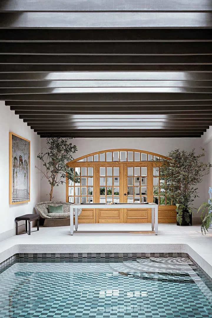 The interior designer created her own sanctuary.