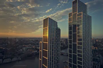 Exterior view of the Park Hyatt Residences London River Thames.