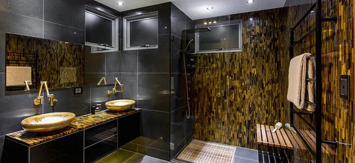 Caesarstone Concetto tiger eye crystal kitchen countertop