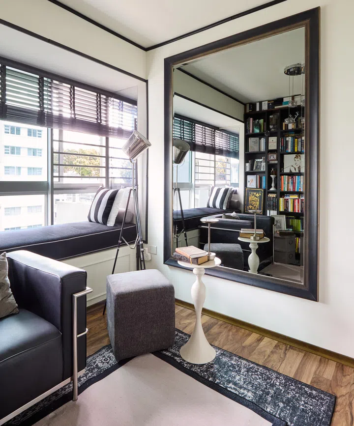 A Chanel interior design themed reading room.