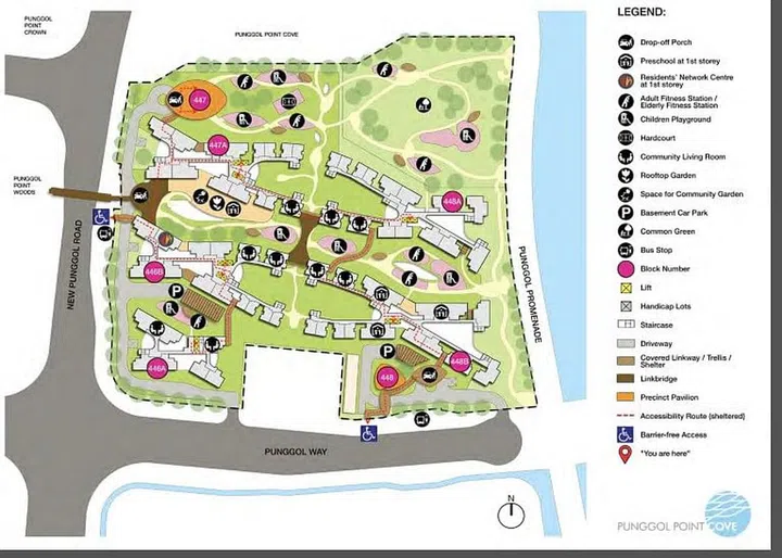 Punggol Point Cove BTO site plan