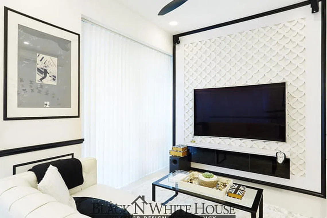 House Tour: Three-bedroom condo home with a monochromatic classic look ...