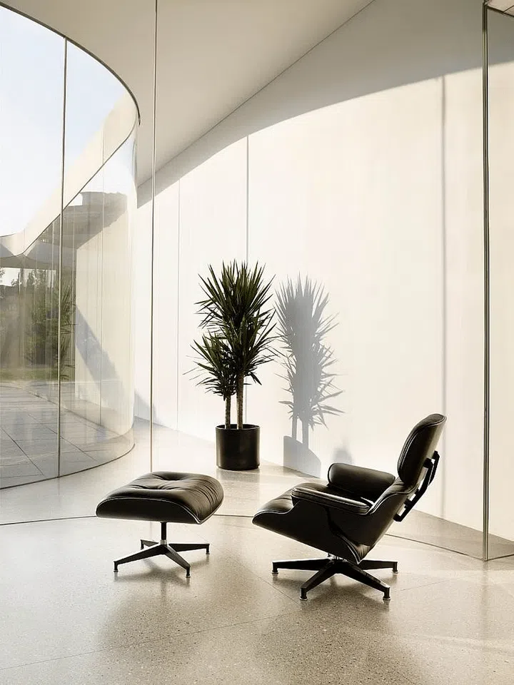 The iconic Eames Lounge Chair and Ottoman was the first seating of its kind when Herman Miller introduced it in 1956. (Photo: XTRA Designs)