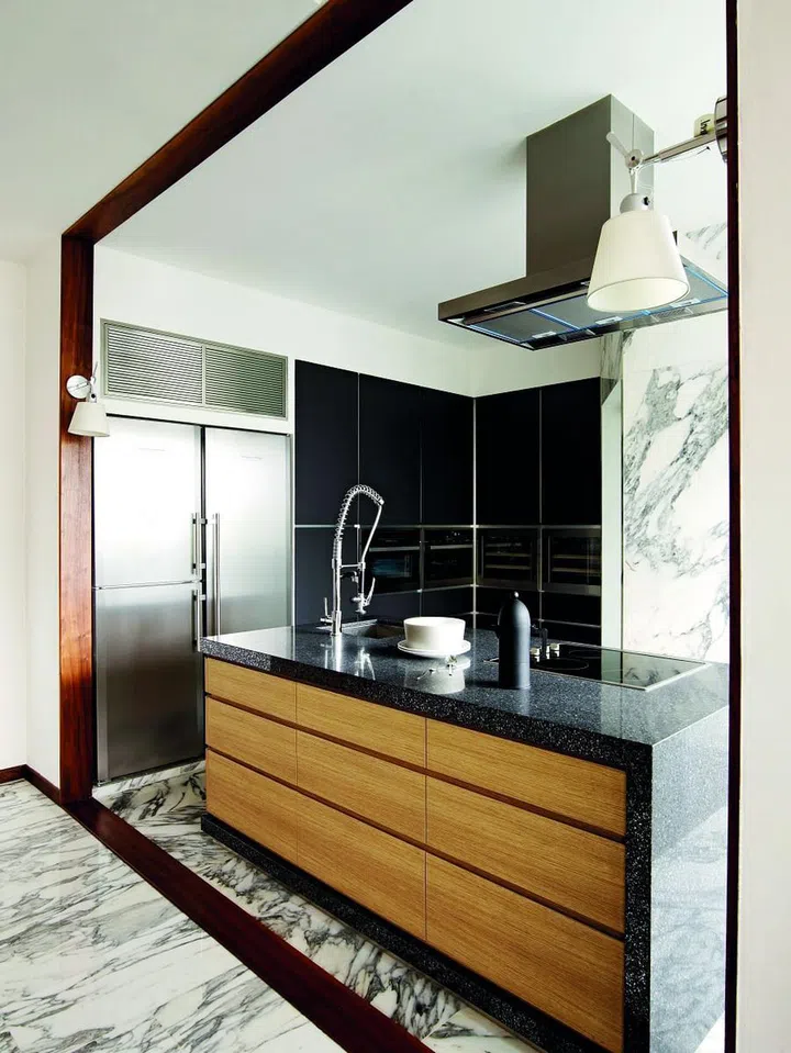 kitchen, homes, house, contemporary, marble