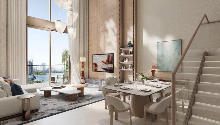 Residence loft in the upcoming Rixos Al Reem Residences in Abu Dhabi, UAE (completion in 2029).