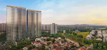 AMO Residences exterior aerial view. Image from AMO Residences website