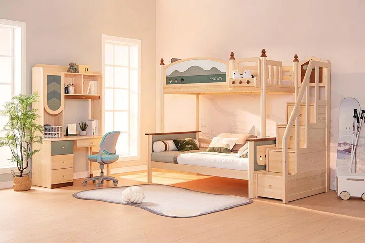 Snowy bunk bed series, price on enquiry, available at KidsHaven