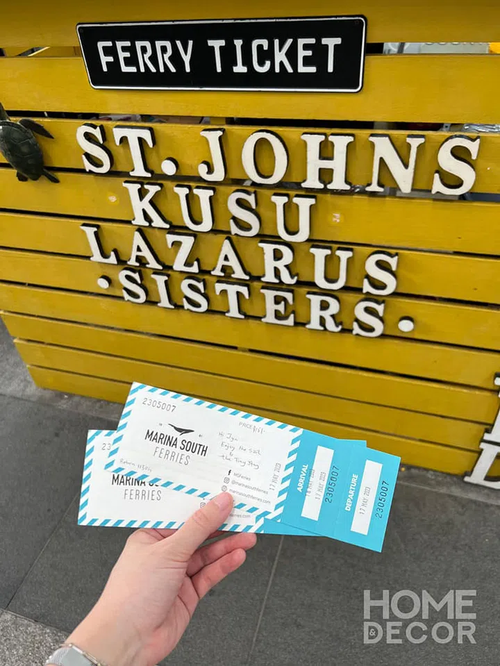 Lazarus Island Tiny House Ferry tickets