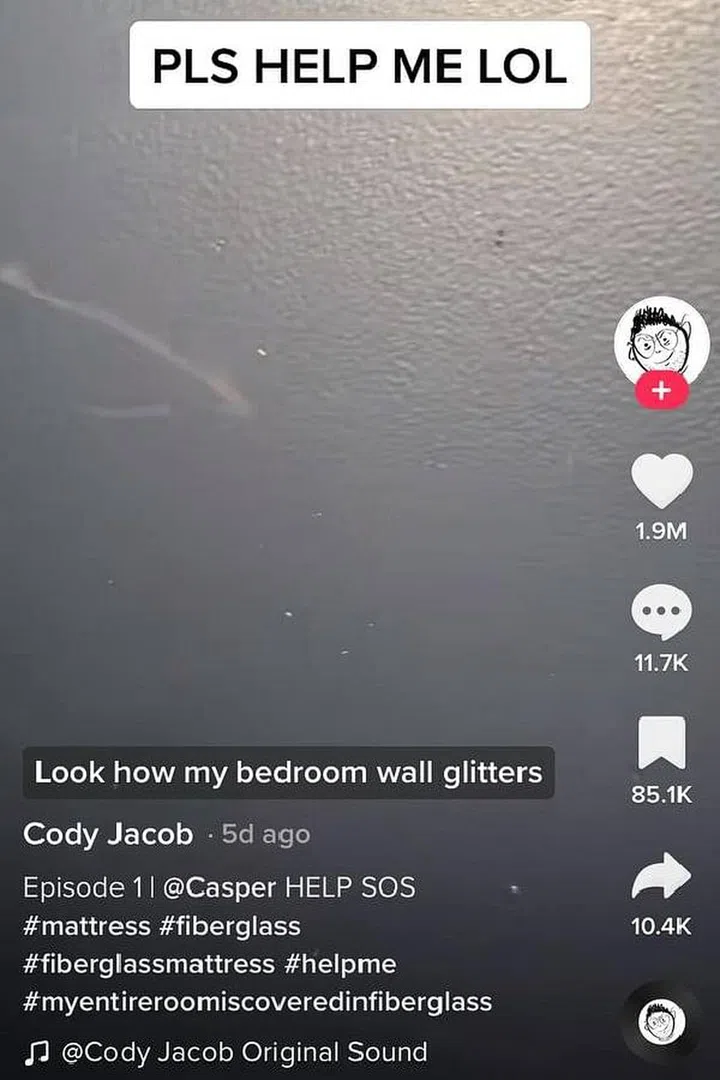 Fiberglass Mattress Saga on Tiktok: 7 Things you need to know about the dangers (Photo Tiktok)
