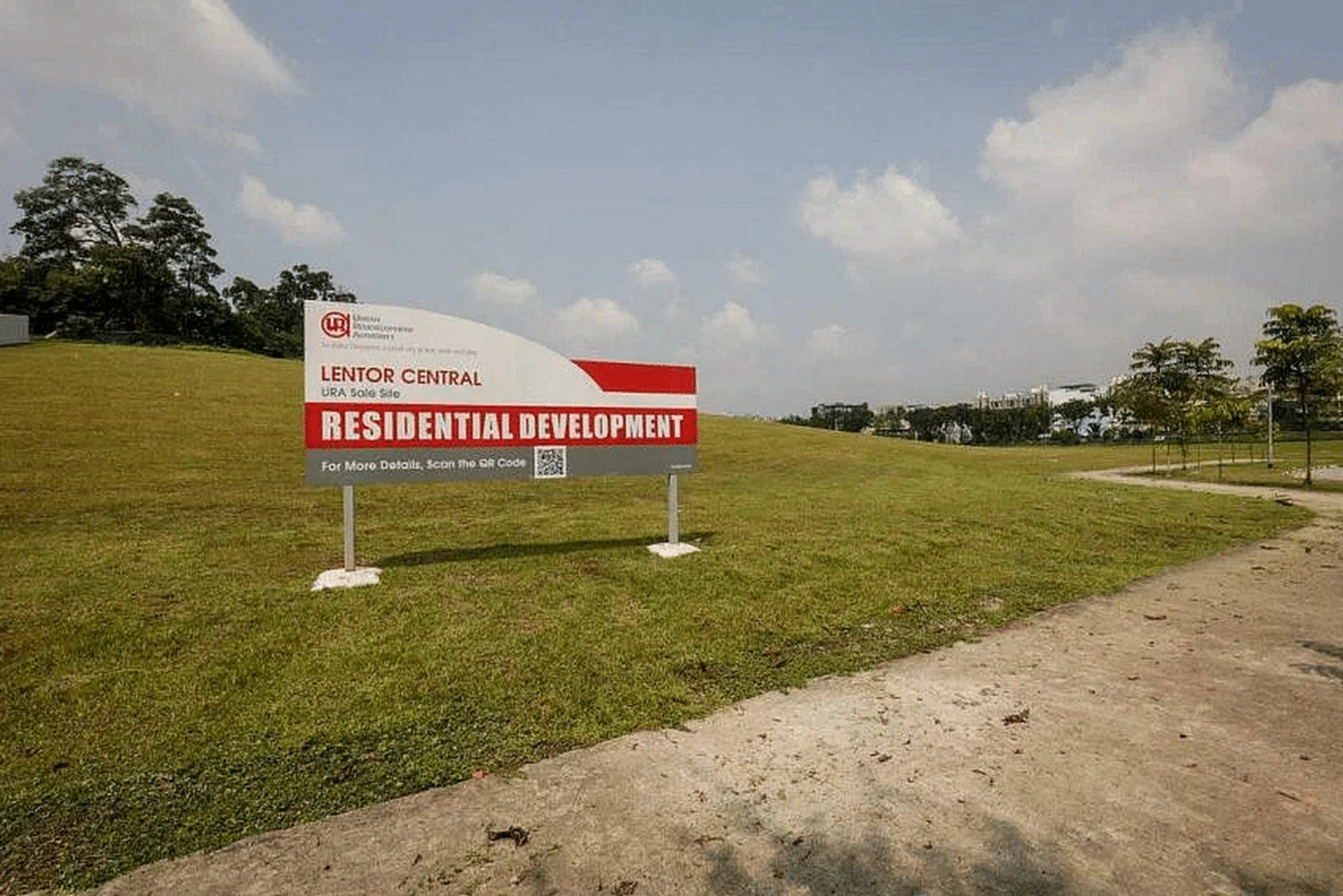 The first land parcel is a residential site at Lentor Central, which is launched for sale under the confirmed list of the GLS programme. PHOTO: LIANHE ZAOBAO