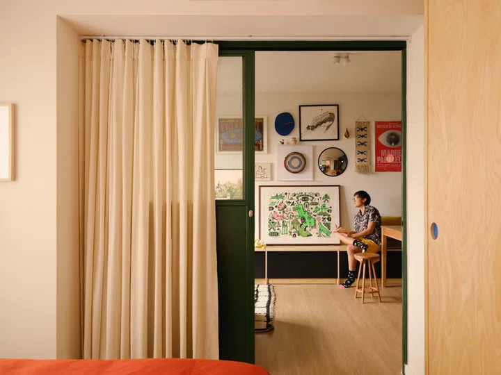 Designed by Jade Chiam of Knock Knock Studio, this 2-room HDB flat in Sengkang was featured on ‘Never Too Small’, a popular YouTube channel that spotlights small spaces around the world..