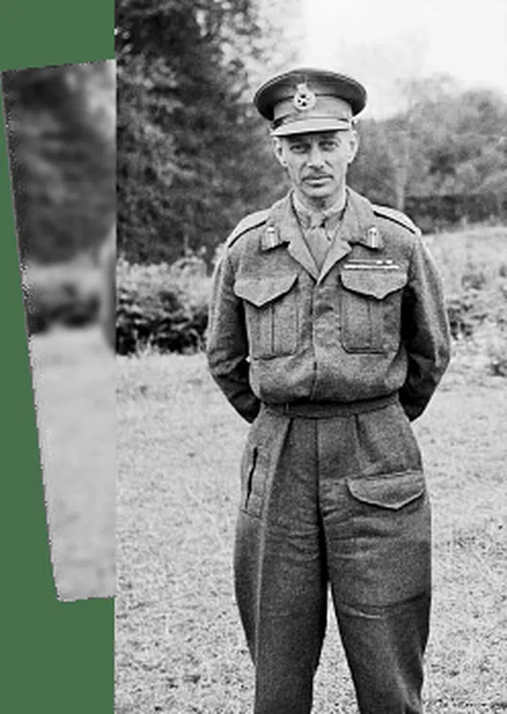 Then-Lieutenant-General Miles Dempsey, commanding British 2nd Army, in France, 16 July 1944