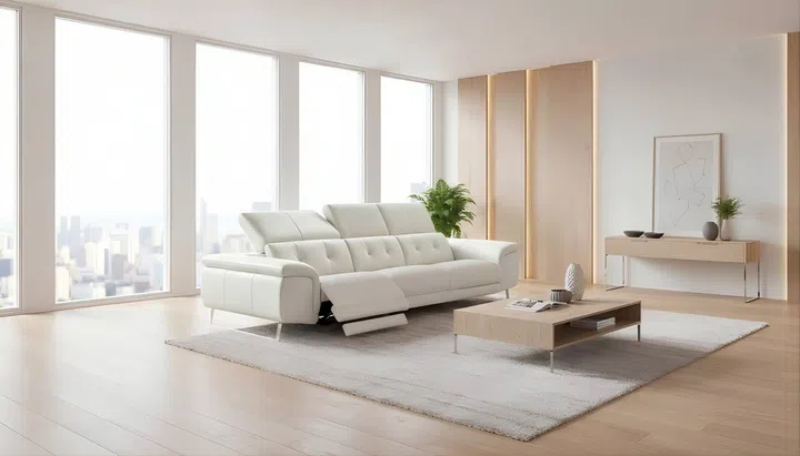 Colour customisation isn’t reserved for fabric sofas - leather models offer the same variety too.