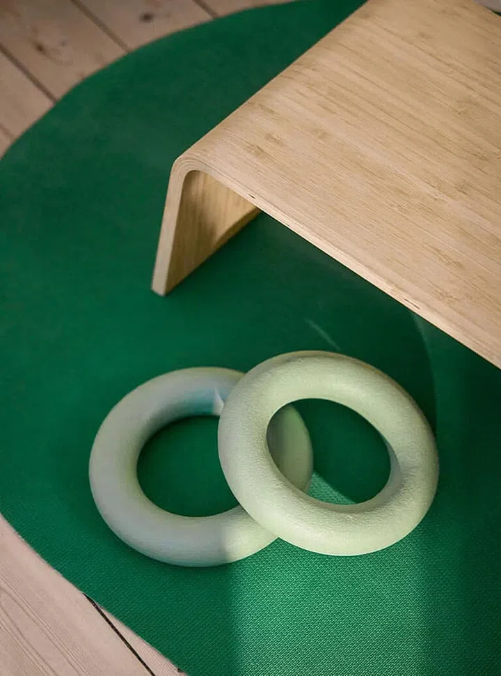 IKEA Dajlien Workout Collection 3kg Training Weight Rings in Light Green, $29.90