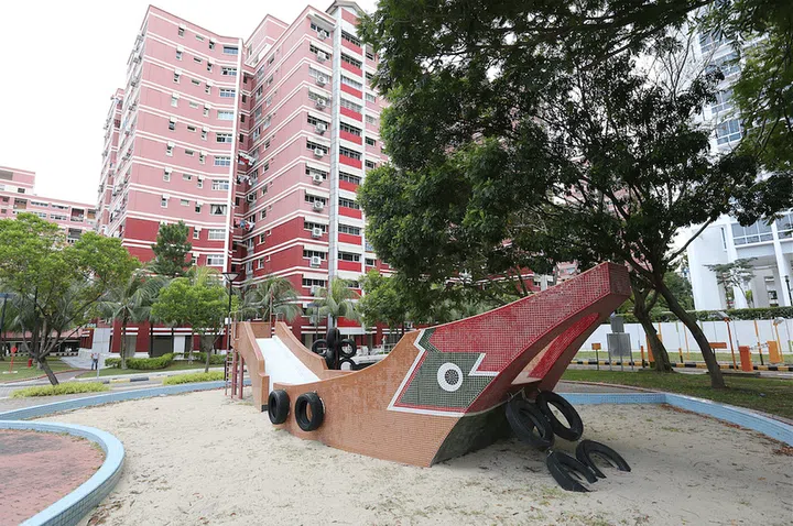 Pasir Ris Elias Mall Sampan Playground built in 1994