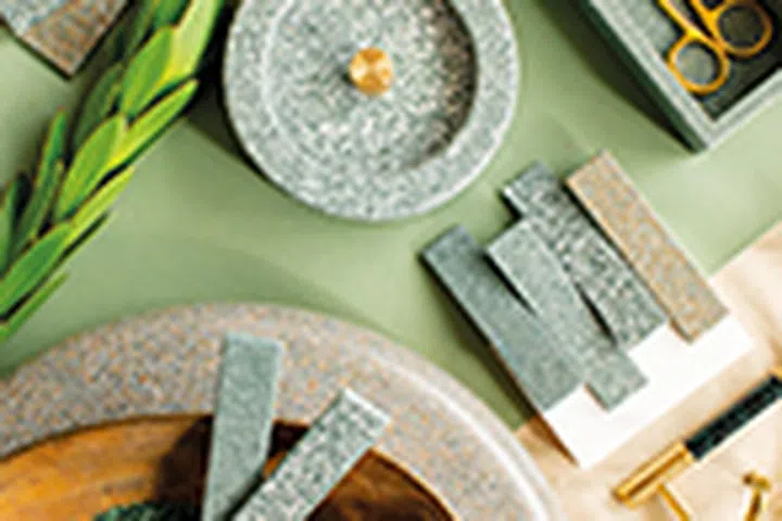 CArrele, the world’s first collection of handmade ecofriendly eggshell wall tiles.