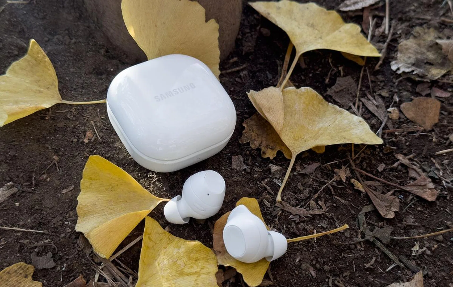 Samsung Galaxy Buds FE in white