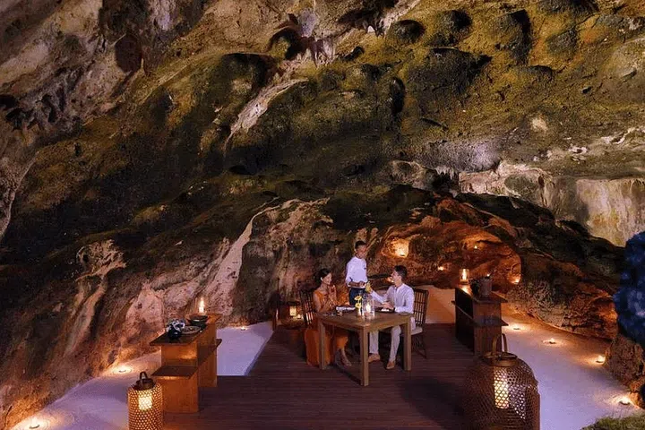 Raffles Bali The Secret Cave dinner is a romantic experience reserved only for guests of the resort