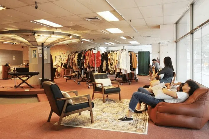 Peace Centre was also home to a social enterprise Thryft, Second Story: Peace Edition, which is the online thrift store’s brick-and-mortar outlet.  ST PHOTO: KELVIN CHNG