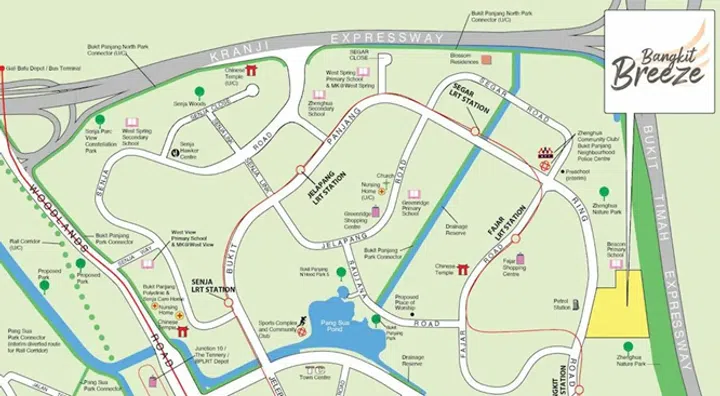 Bangkit Breeze location.