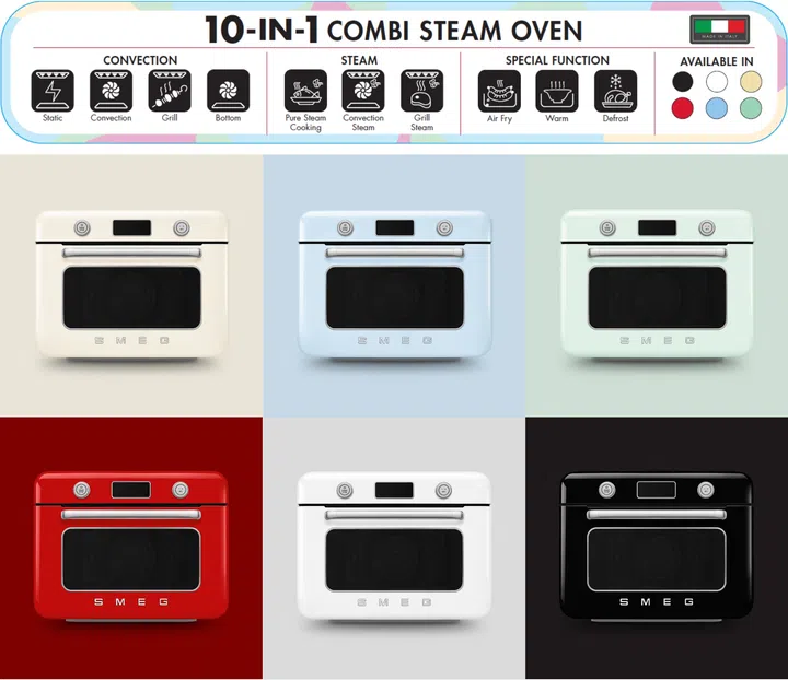 This stylish countertop oven replaces several kitchen appliances.