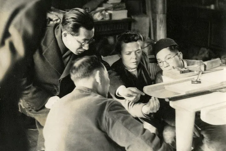 Charlotte working in Japan in the 1940s
(Archive image provided by Aesop)