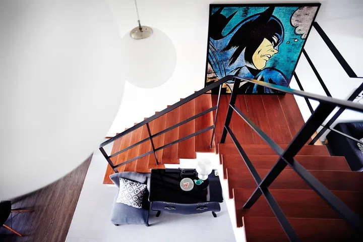 home design, interior design, pop art, taobao, staircase