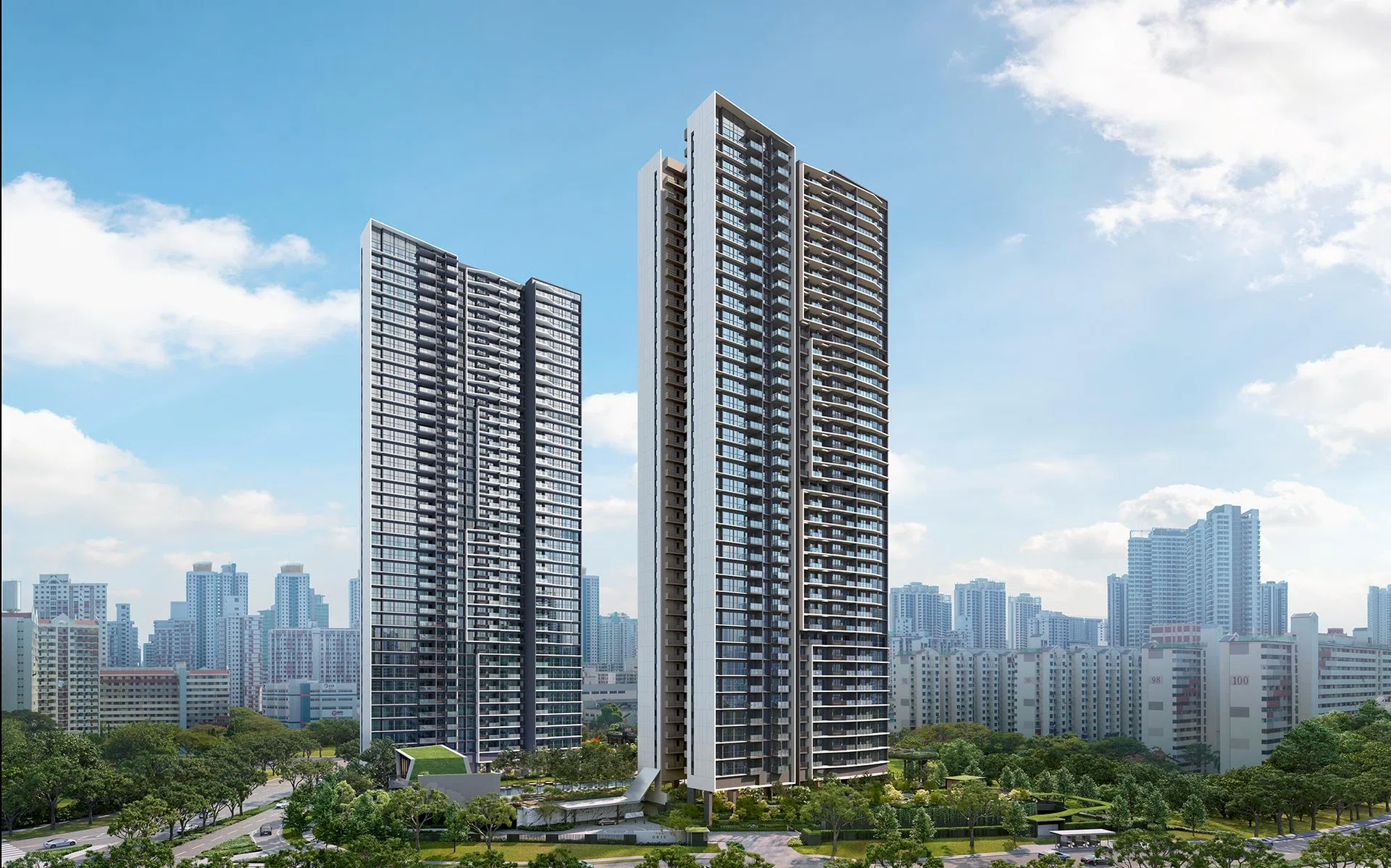 Located in Toa Payoh, The Orie has 777 units across two 40-storey towers. ILLUSTRATION: CDL