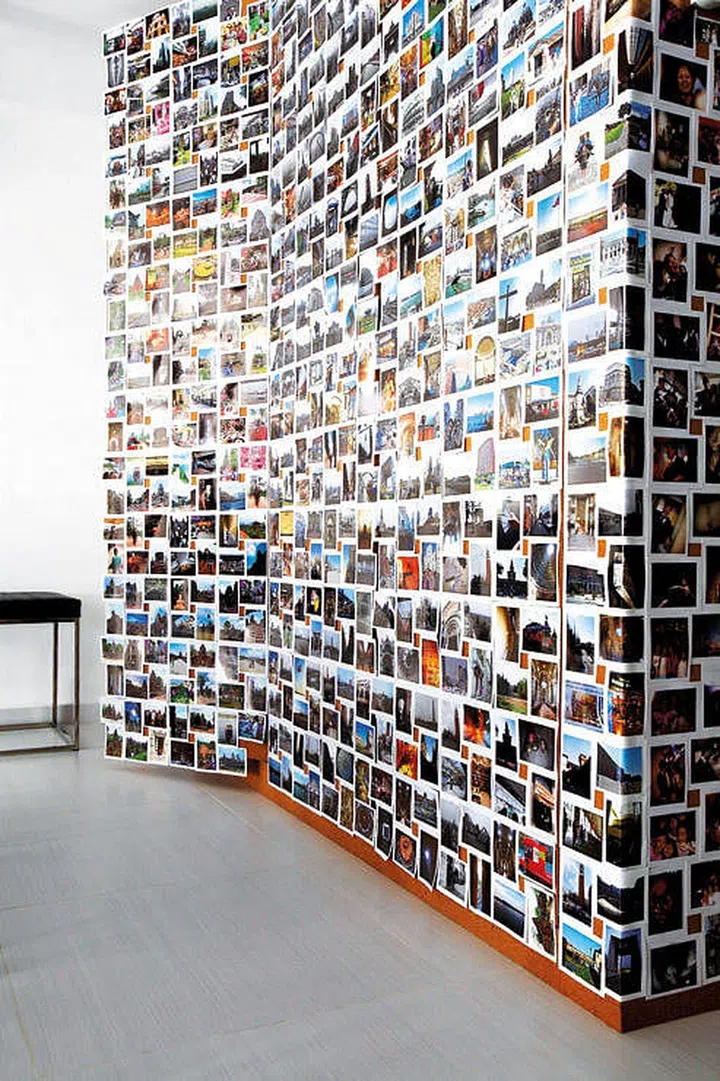 photo, travels, photo wall, unusual, wall feature, decor, home and decor, renovation, 
