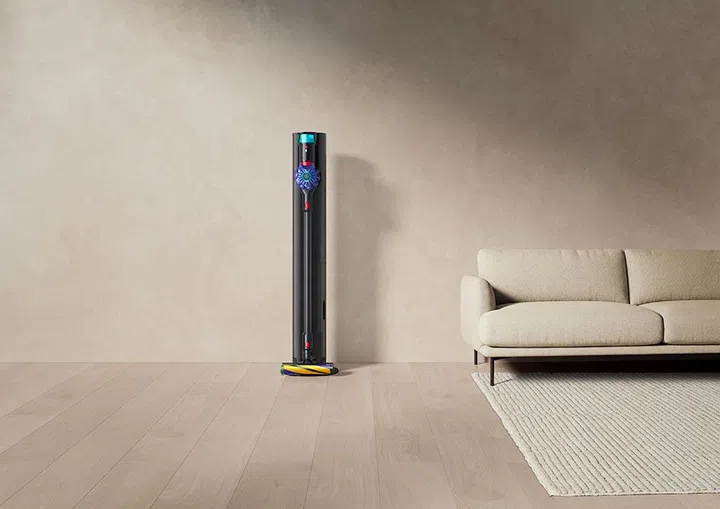 Preview of the Dyson V10 Optic Vacuum on the yet to be released Auto-empty Dock.
