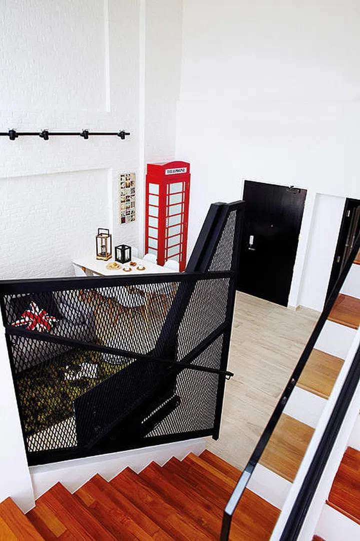 staircase, hdb flat, duplex, apartment, storage, cabinet,