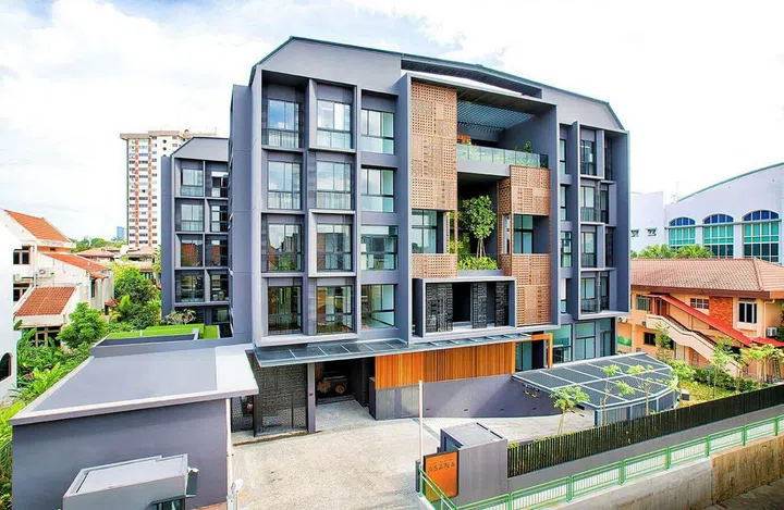 The Asana Condo is a five-minute or 350m walk from Nanyang Primary School. Image from Woh Hup