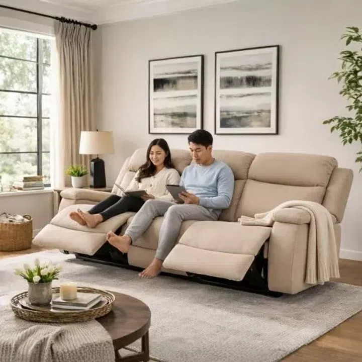 Four Star Isabella 3-Seater Motor Recliner with Cupholder