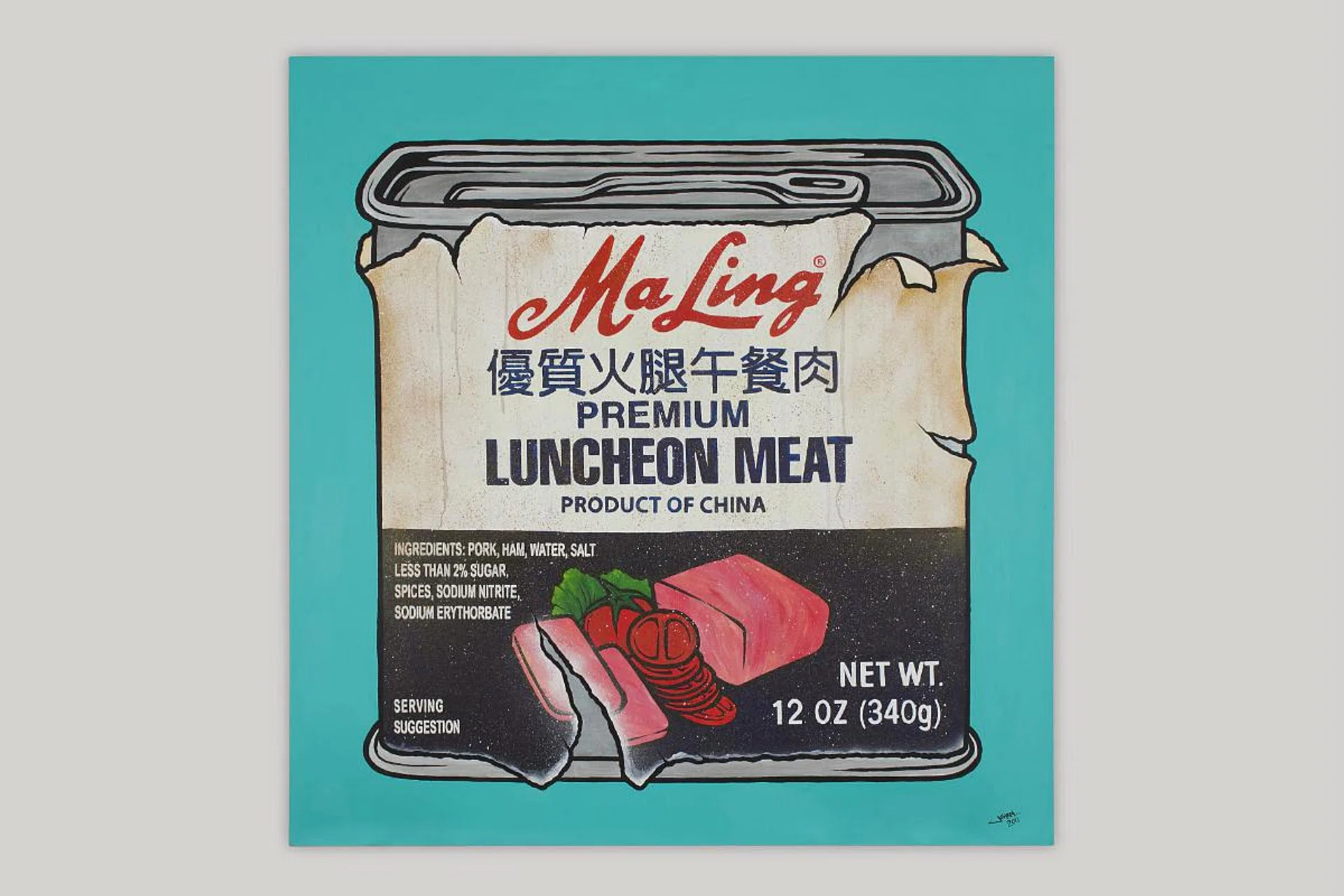 Jahan Loh, Pork Luncheon meat can, singapore art