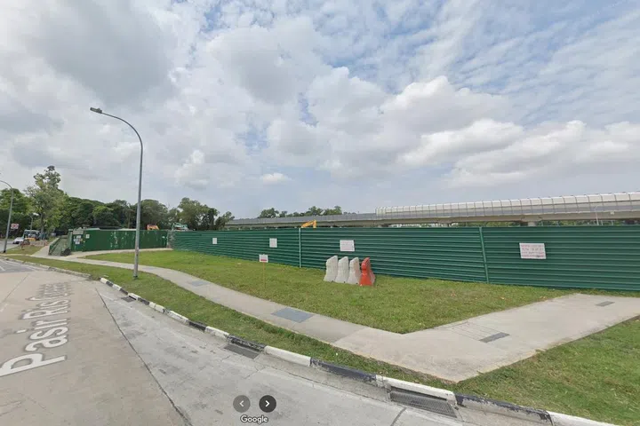 Street view of the Costa Riviera I & II HDB BTO site.