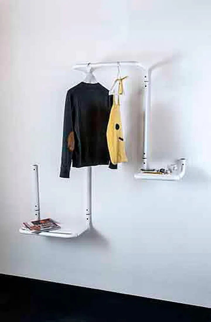 wall-mounted storage, shelf, display