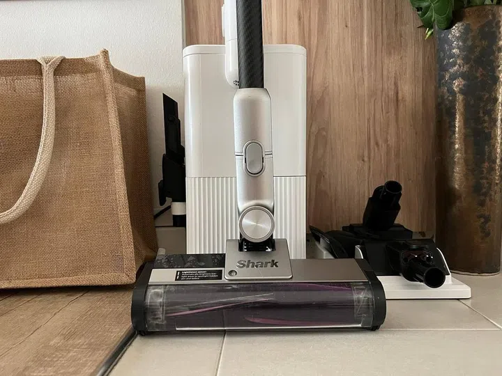 Shark CleanSense IQ cordless vacuum docking system