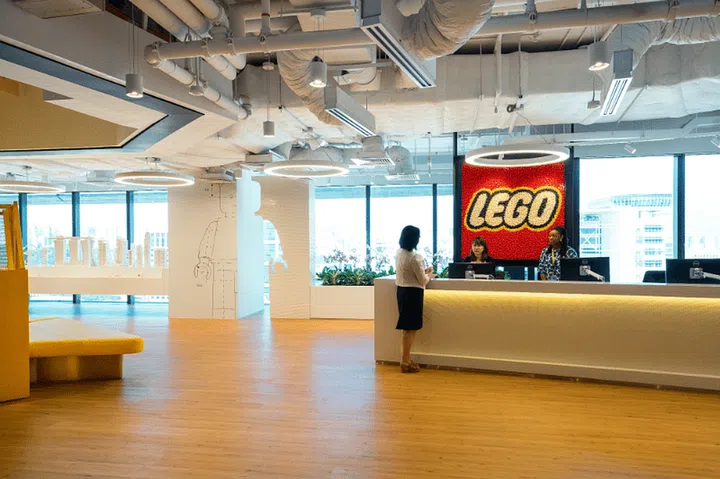 Lego, office design, Lego Hub Singapore