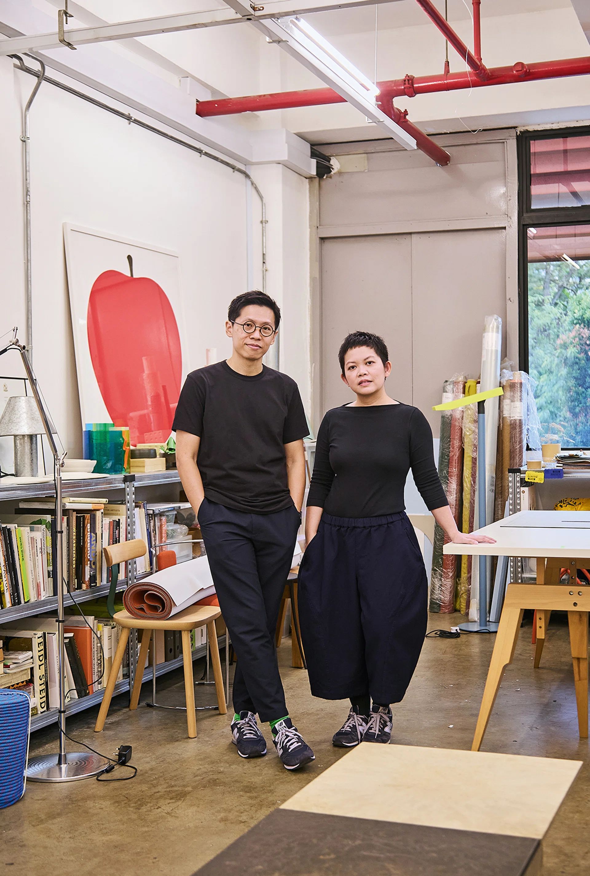 Studio Juju founders, Priscilla Lui (right) & Timo Wong (left).