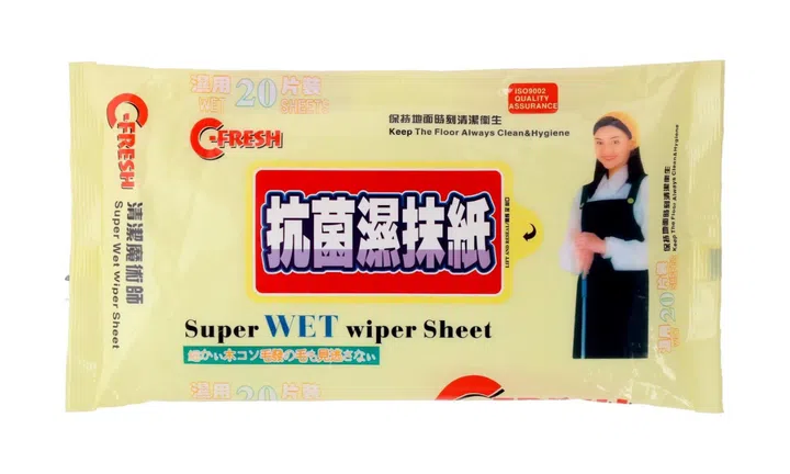 C-Fresh Super Wet Wiper Sheet Floor Wipe, $5.50