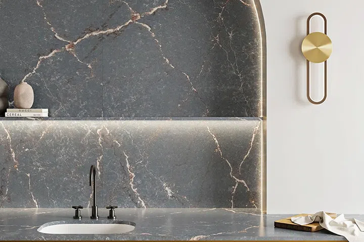 Parisien Bleu is available at Silestone