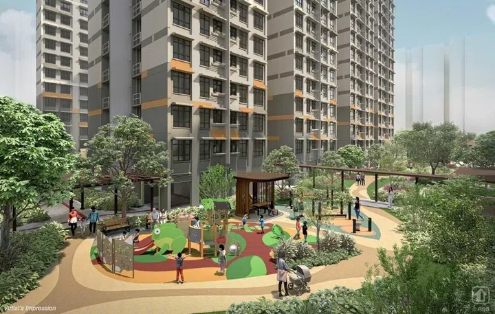 Artist’s impression of a playground within Yishun Glade – Standard (Oct 2025 Build-To-Order).