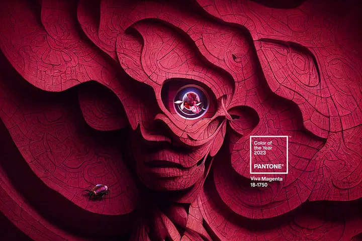 Pantone Colour of the Year 2023: Viva Magenta, The Rebellious Red (Photo Pantone)