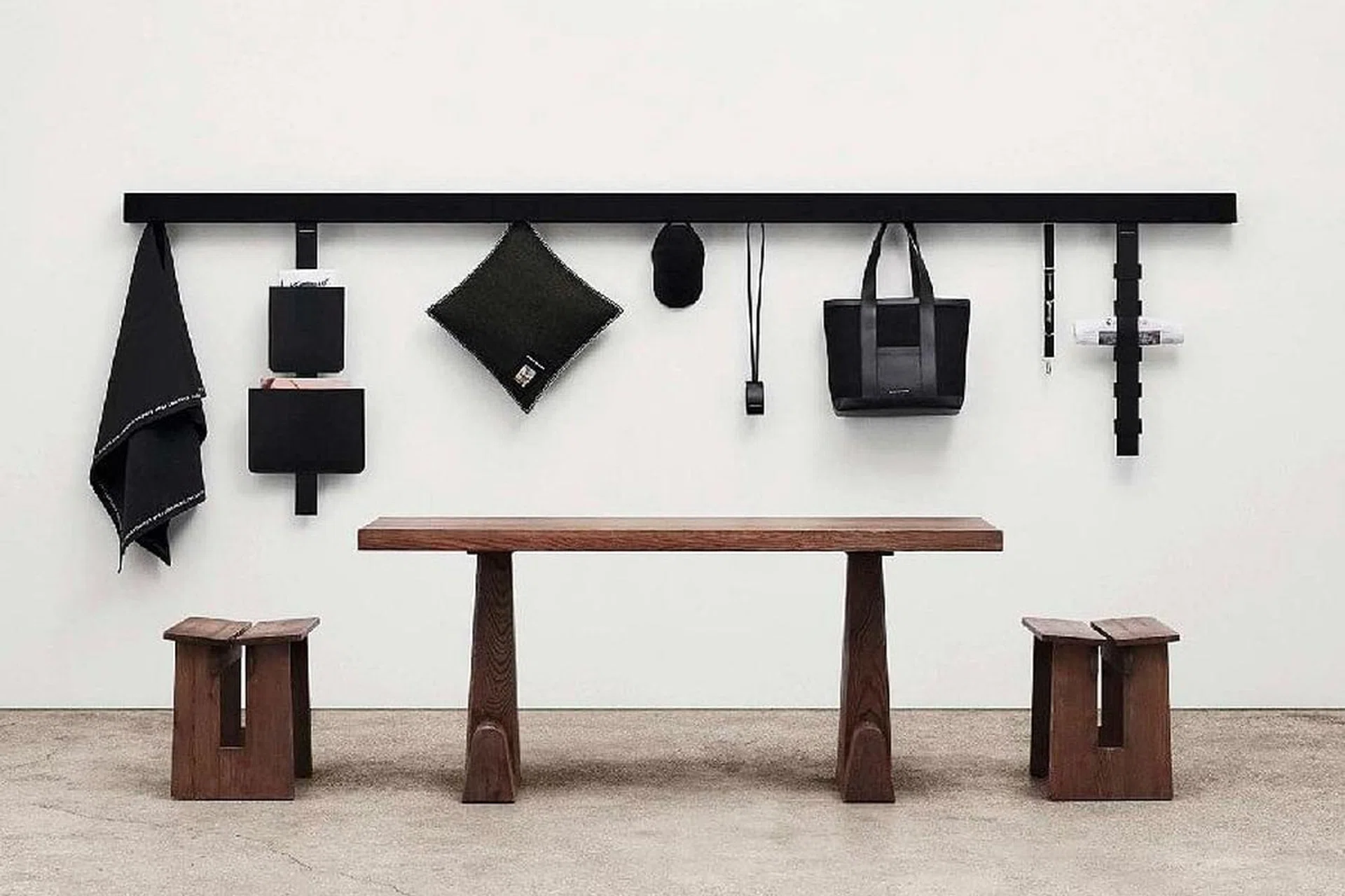 10 New Furniture & Home Appliances in Singapore: November 2022 - Kvadrat Raf Simons Wall Mounted Coat Hanger