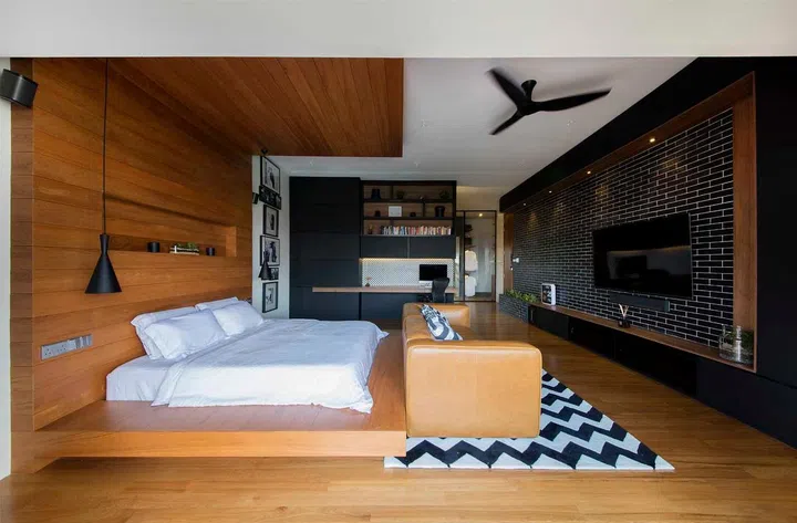 A contemporary home along Frankel Street. Interior design by EightyTwo