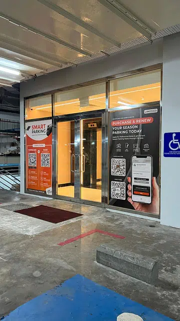 Basement parking is available at Coliwoo Orchard coliving