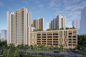 Artist’s impression of Kebun Baru Ridge, launched in June 2026 HDB BTO sales exercise.