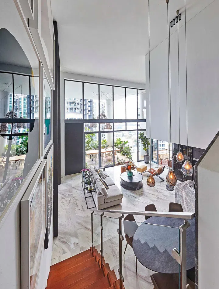 House Tour: A casual chic dual-key Somerset condo for a husband and wife working in finance (Photo by Veronica Tay, art direction Nonie Chen)