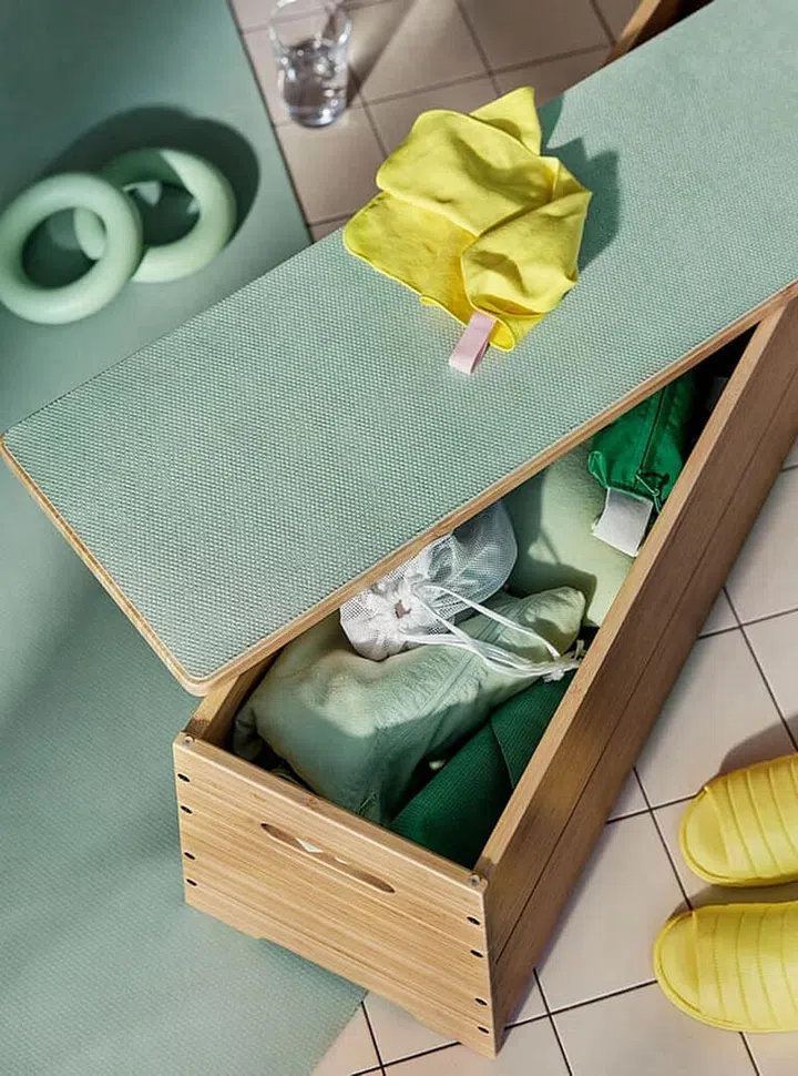 IKEA Dajlien Workout Bench with Storage, $175