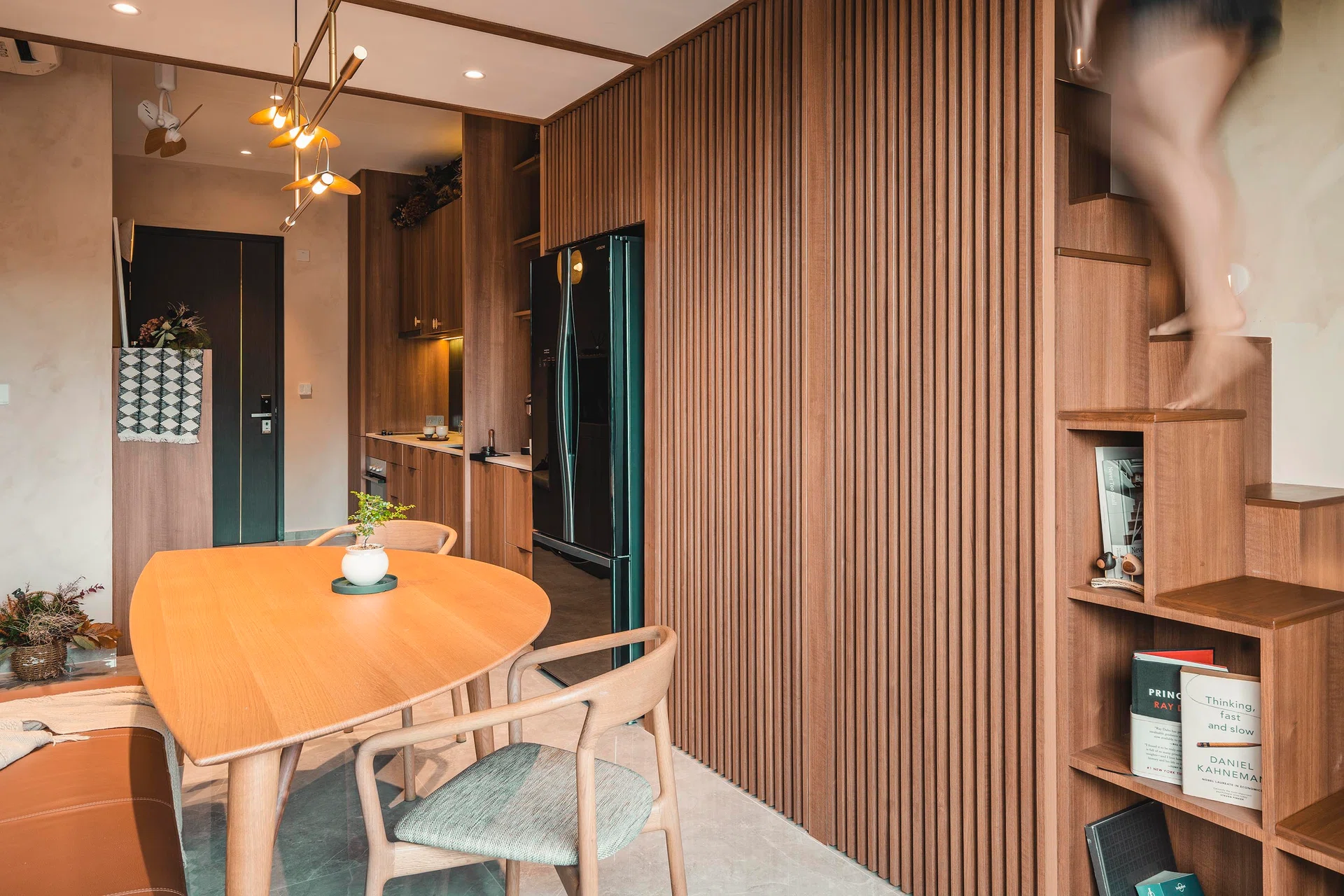 The designers took time to understand not just what the couple needed, but how they moved through their day.